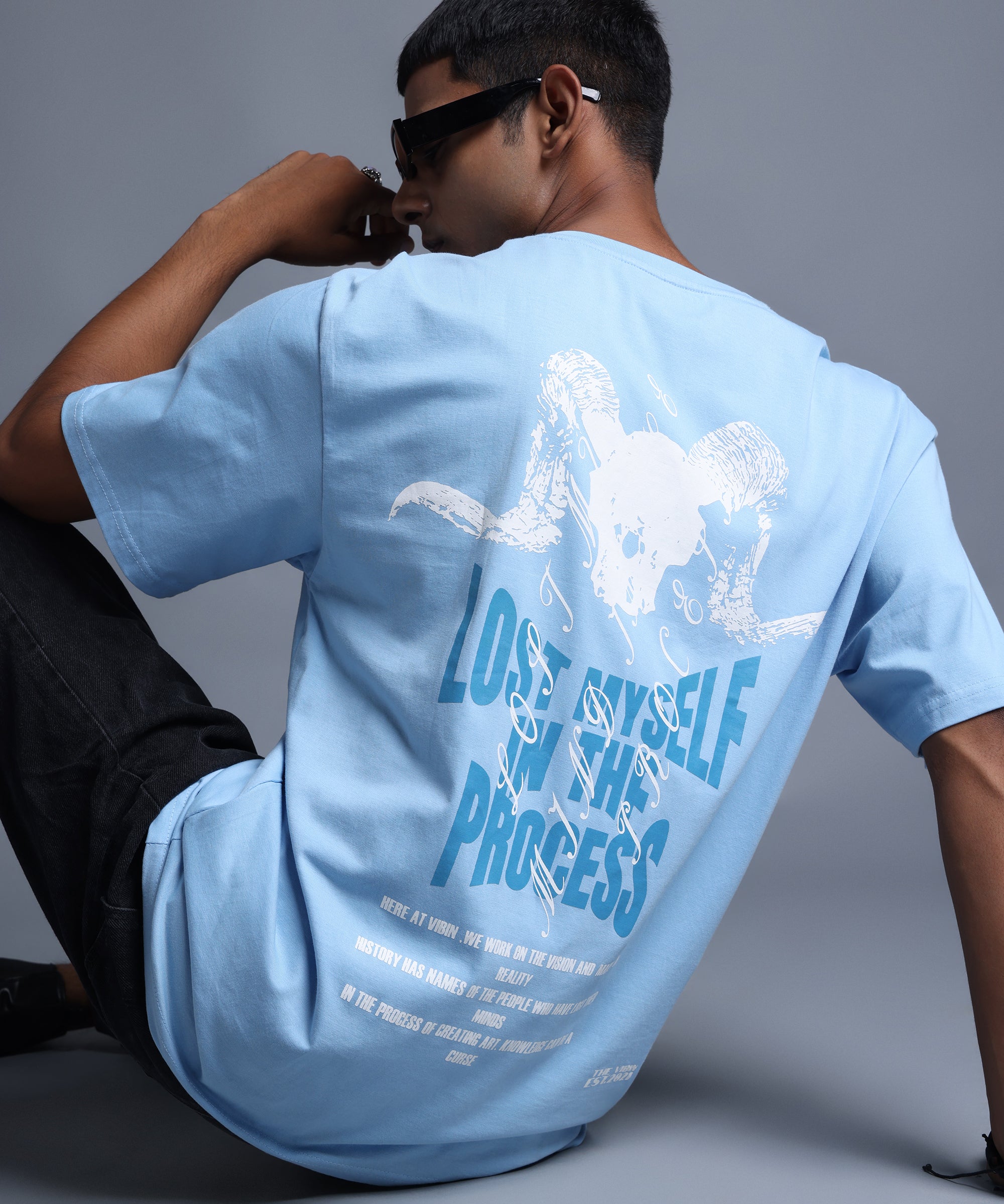 LOST MYSELF IN PROCESS OVERSIZED T-SHIRT