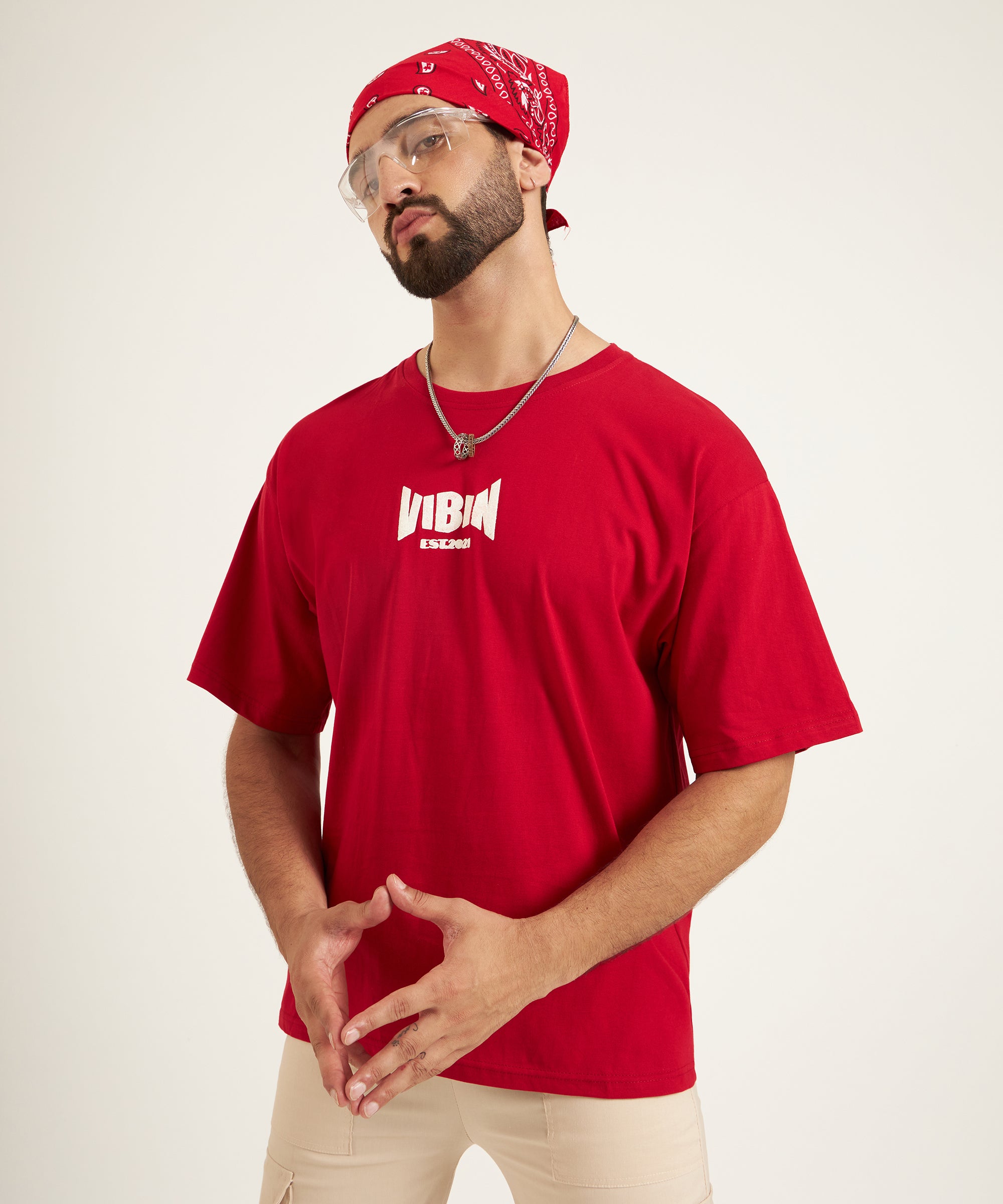 MY HEART SKIPPED A BEAT OVERSIZED T-SHIRT - RED