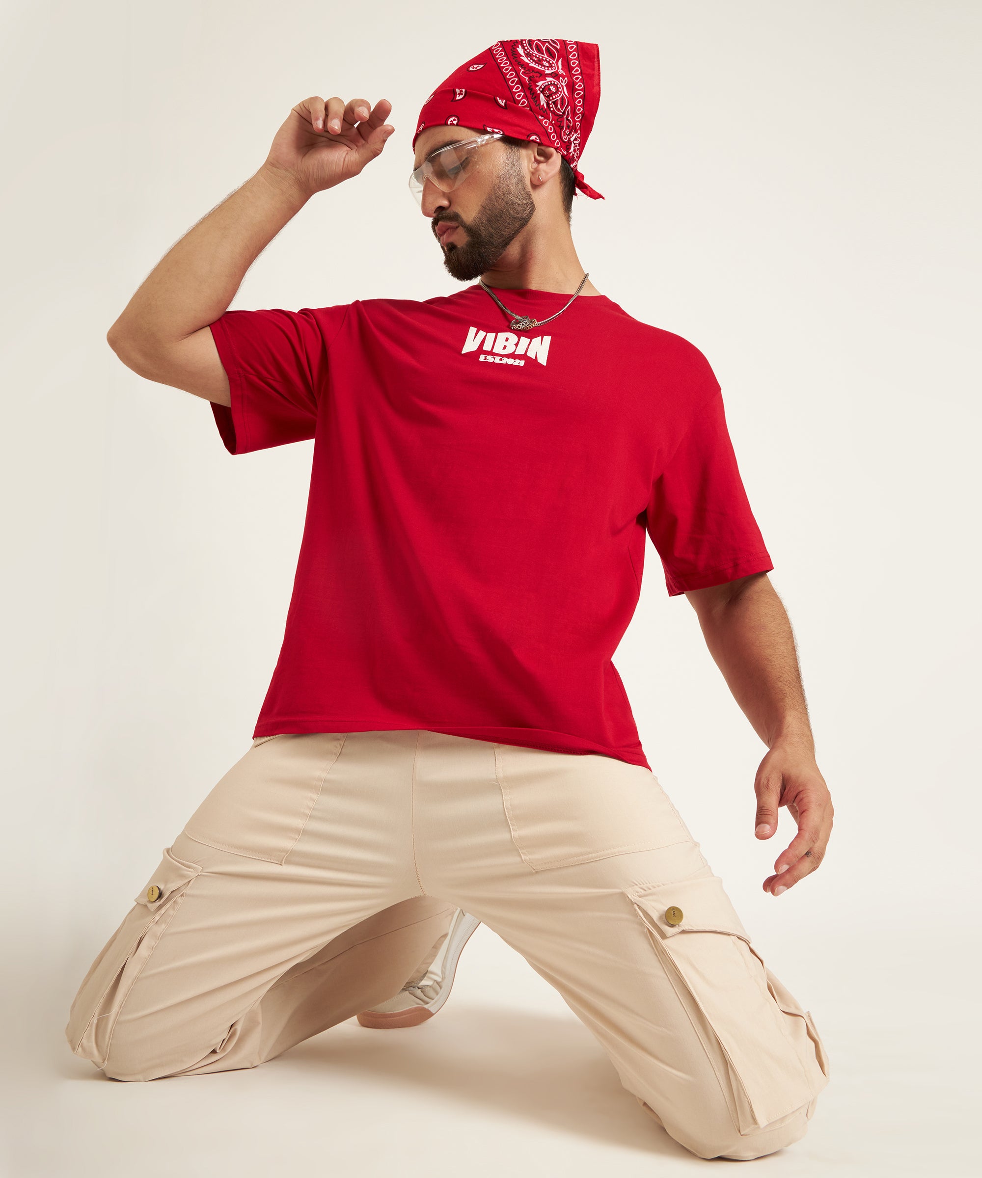 MY HEART SKIPPED A BEAT OVERSIZED T-SHIRT - RED