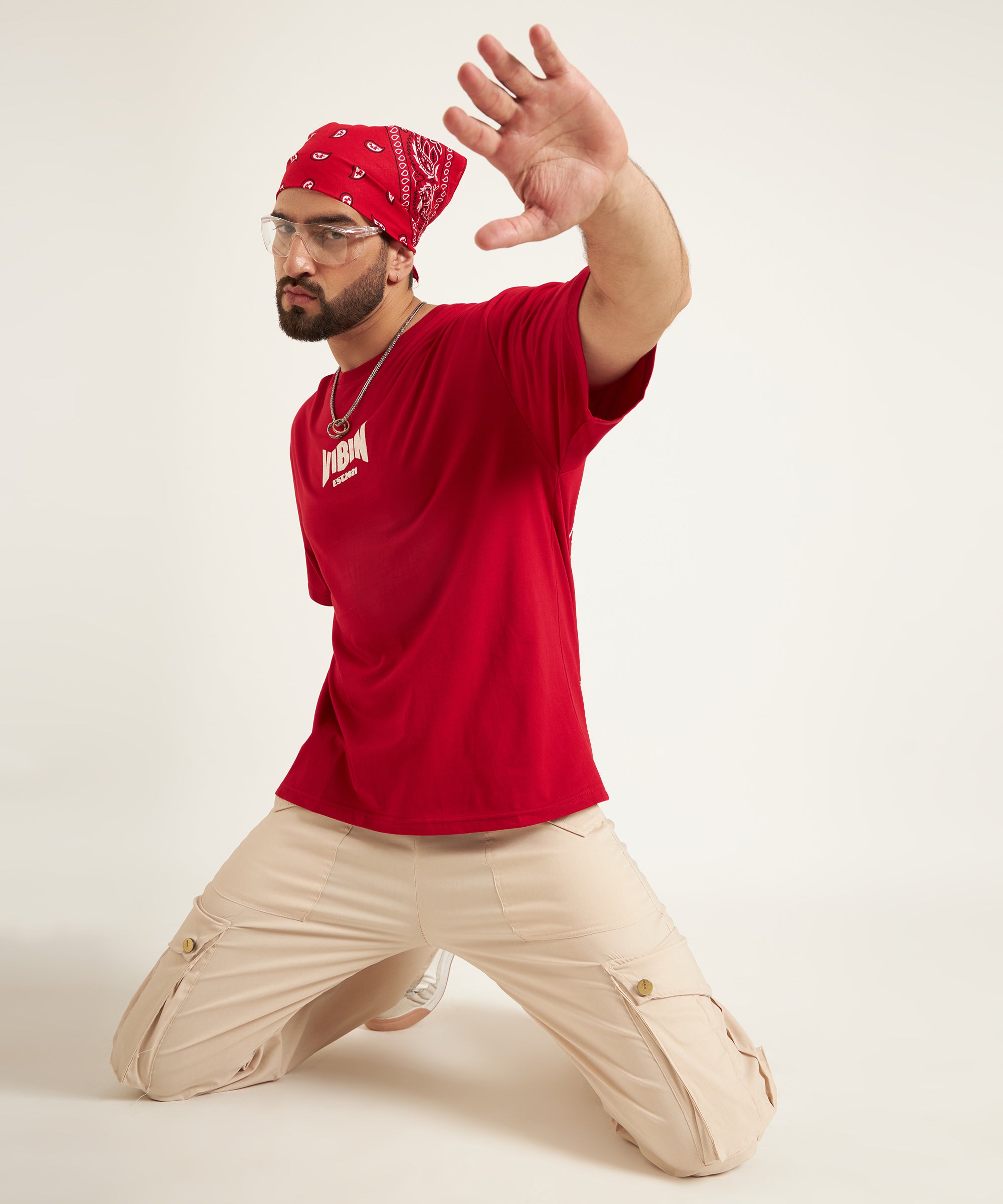 MY HEART SKIPPED A BEAT OVERSIZED T-SHIRT - RED